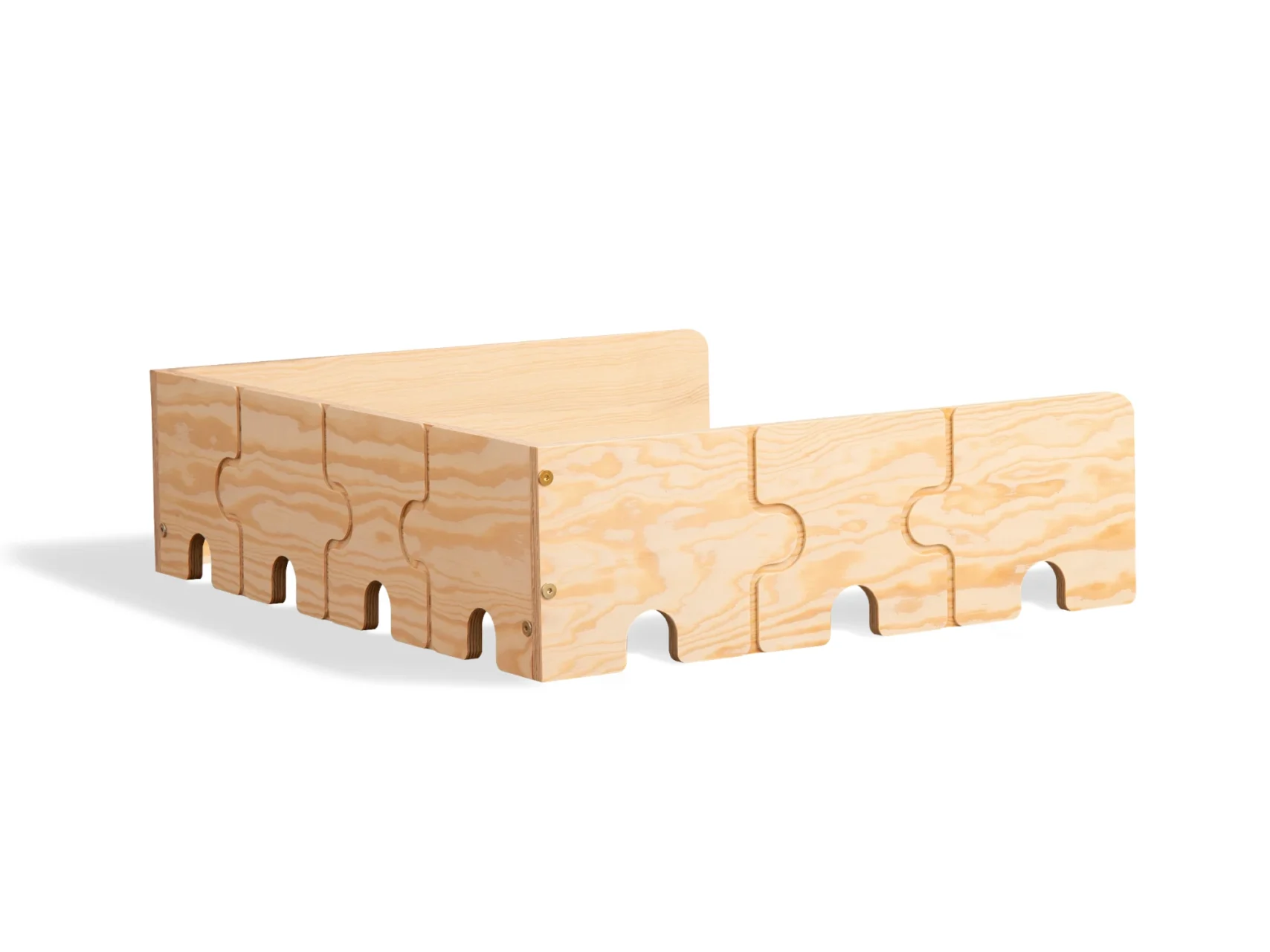 Barrière de lit en pin pour enfant PUZZLE
