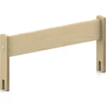 Barrière de protection en bois pour lit d’enfant fabriquée en contreplaqué de pin de couleur bois naturel