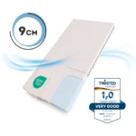 Matelas en mousse de 9 cm d’épaisseur certifié OEKO-TEX