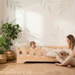Lit d'enfant écologique en bois naturel guide pour un choix sain