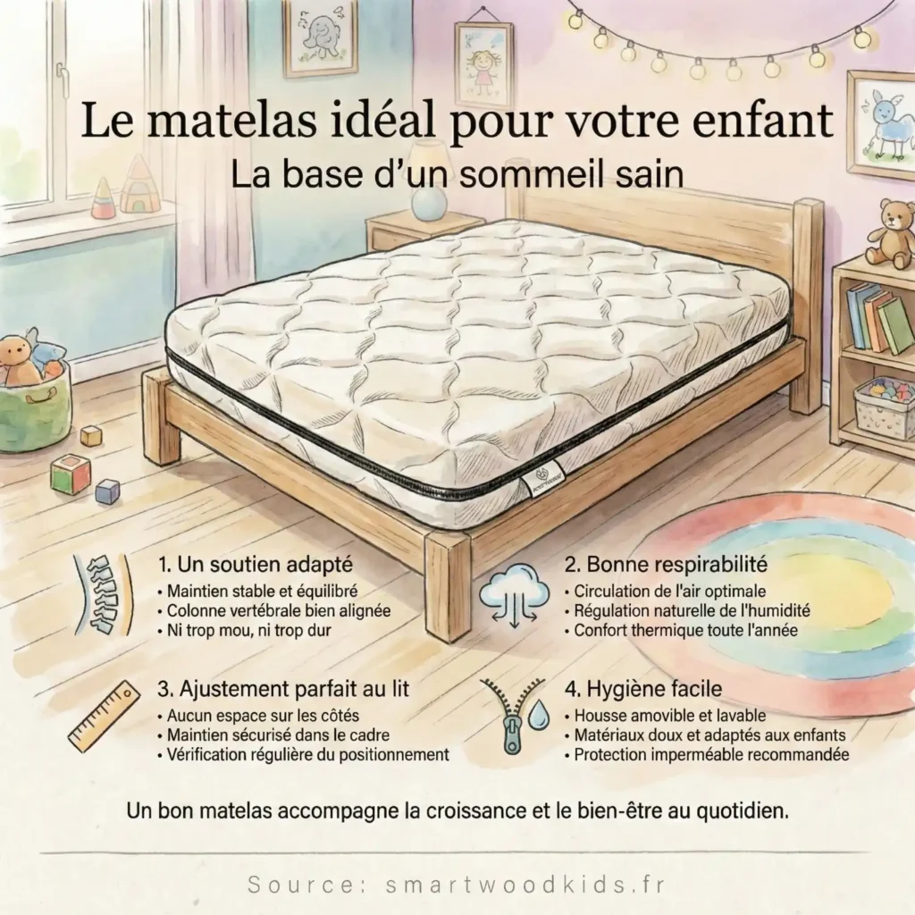 Le matelas idéal pour votre enfant la clé d'un sommeil sain et d'un bon développement