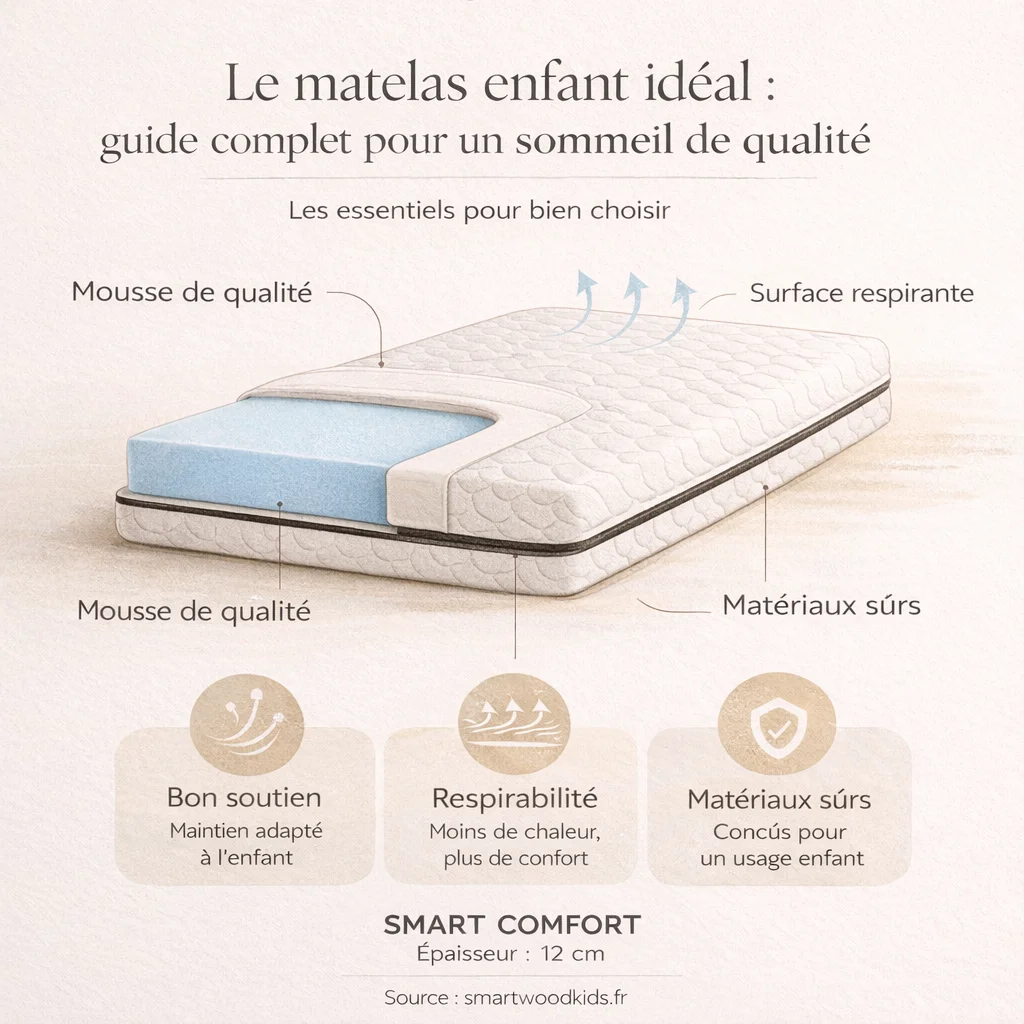 Le matelas enfant idéal guide complet pour un sommeil de qualité