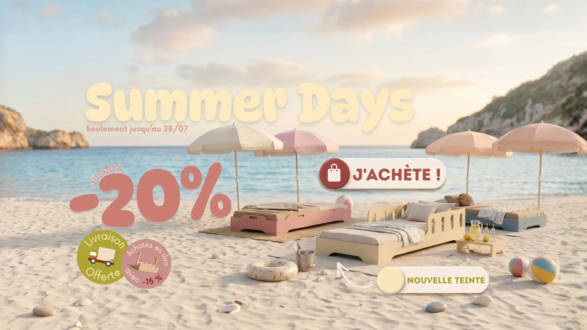 Promotion Summer Days Smartwood sur une sélection de meubles