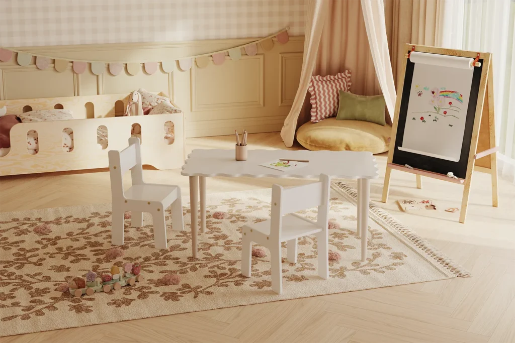 Ensemble enfant SET NALU TAB XL en coloris SMARTWOOD Blanc.