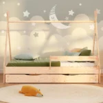 Lits cabanes pour enfants Smartwood TIPI DRAWER