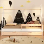 Lits cabanes pour enfants Smartwood TIPI DRAWER