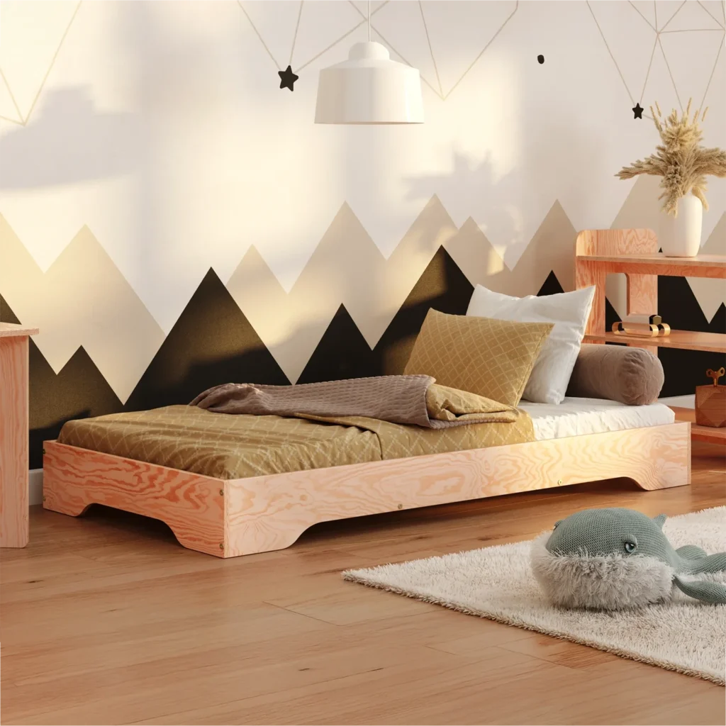 Lits simples pour enfants Smartwood TILA 7 - naturel