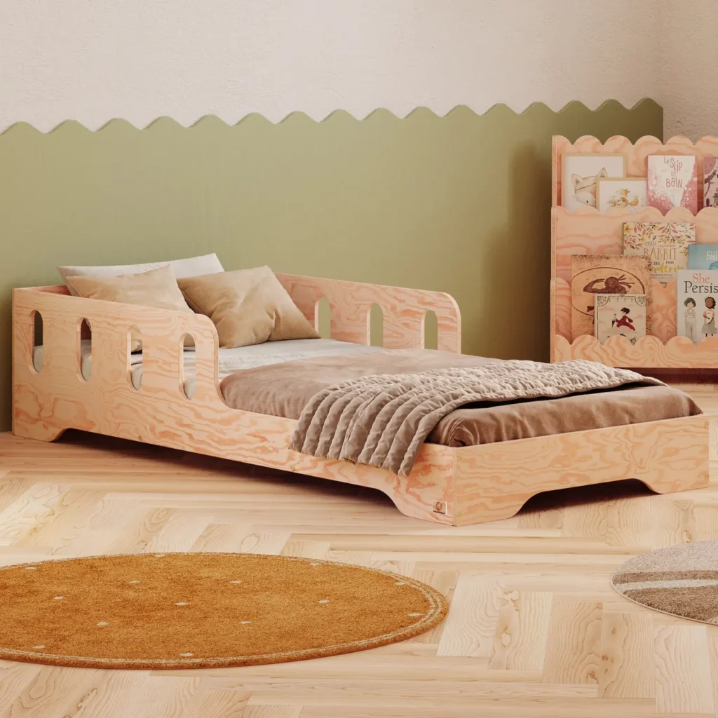 Lit enfant TILA 6 en bois naturel – vue principale